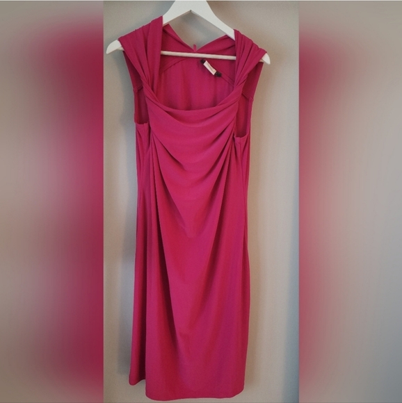 2 for $75 - Jolibel Women’s 16 Pink Sleeveless Jersey Dress - Picture 2 of 4